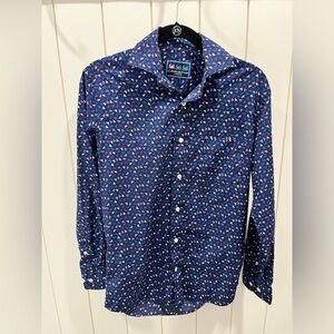 Charleston Threads 100% Cotton Long Sleeve‎ Button Shirt Men's Small Sailboats